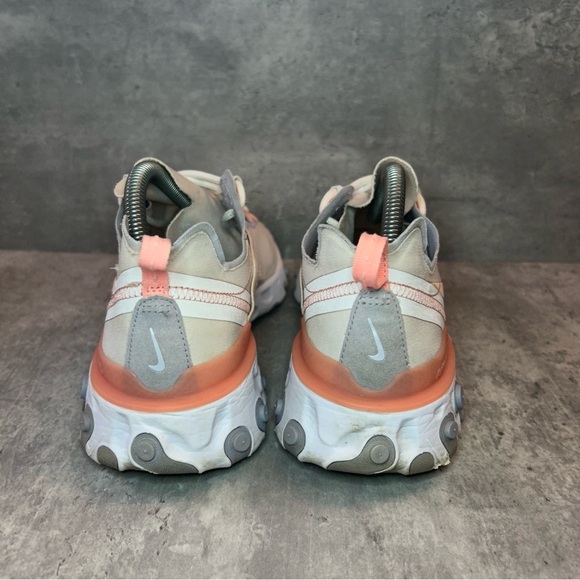 Nike React Element 55 Running Sneakers Womens sz 10 - pink - Picture 4 of 6